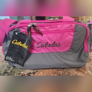 Cabela's Vibrant Pink and Gray Travel Bag BRAND NEW